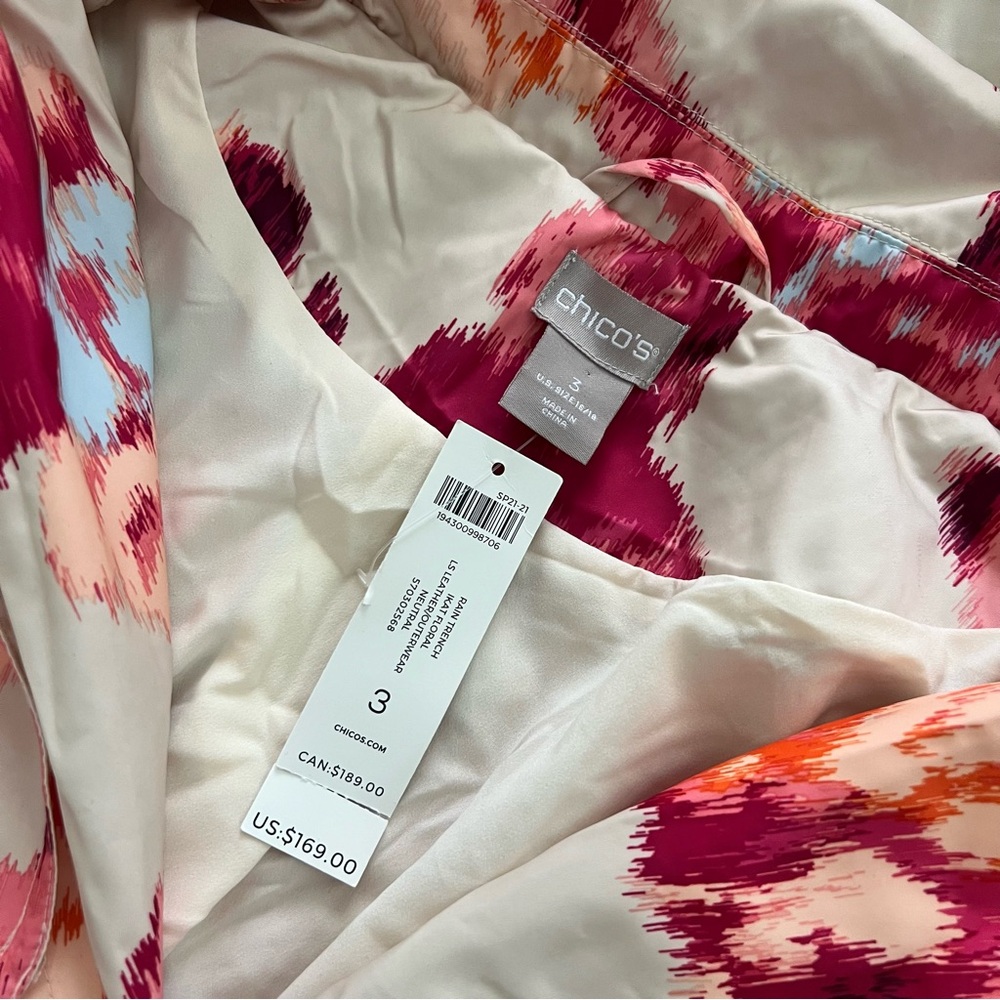 Chico's Vibrant Patterned Jacket NWT - image 2